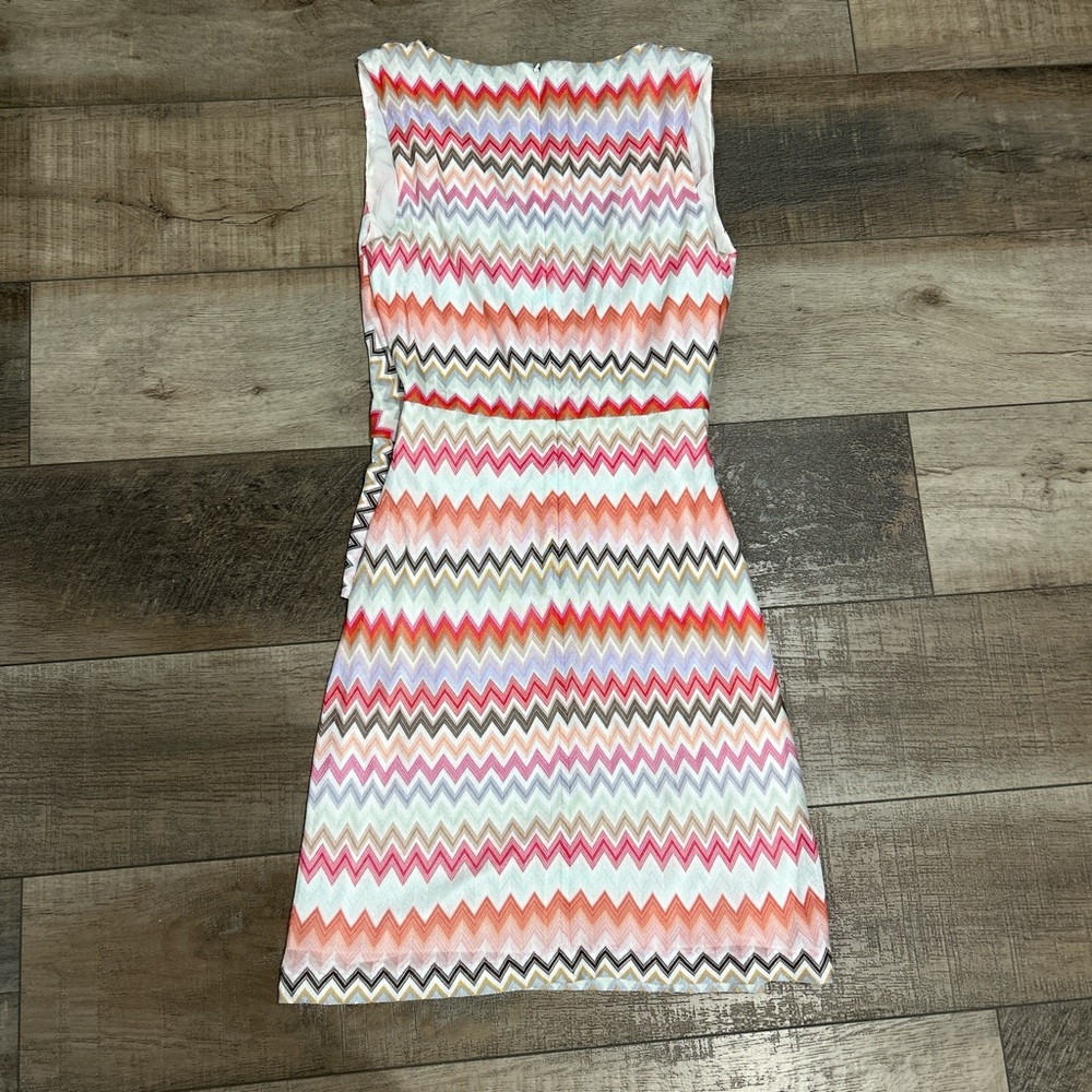 Missoni zig zag chevron v neck mini dress - Picture 7 of 8